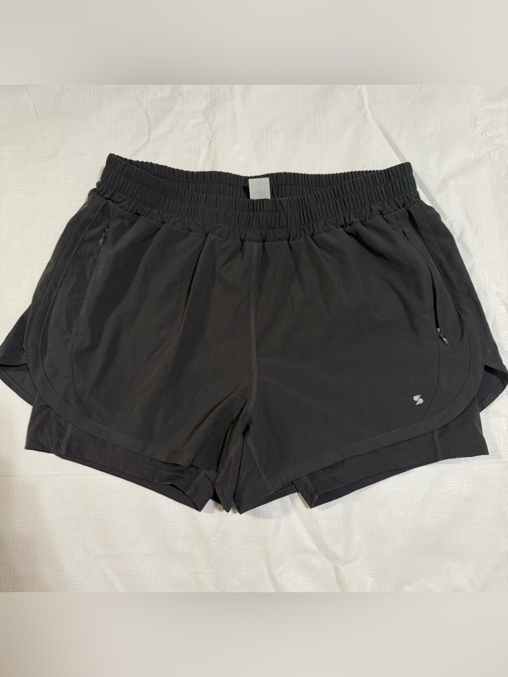 Stelle Black Women's Active Running Shorts size L